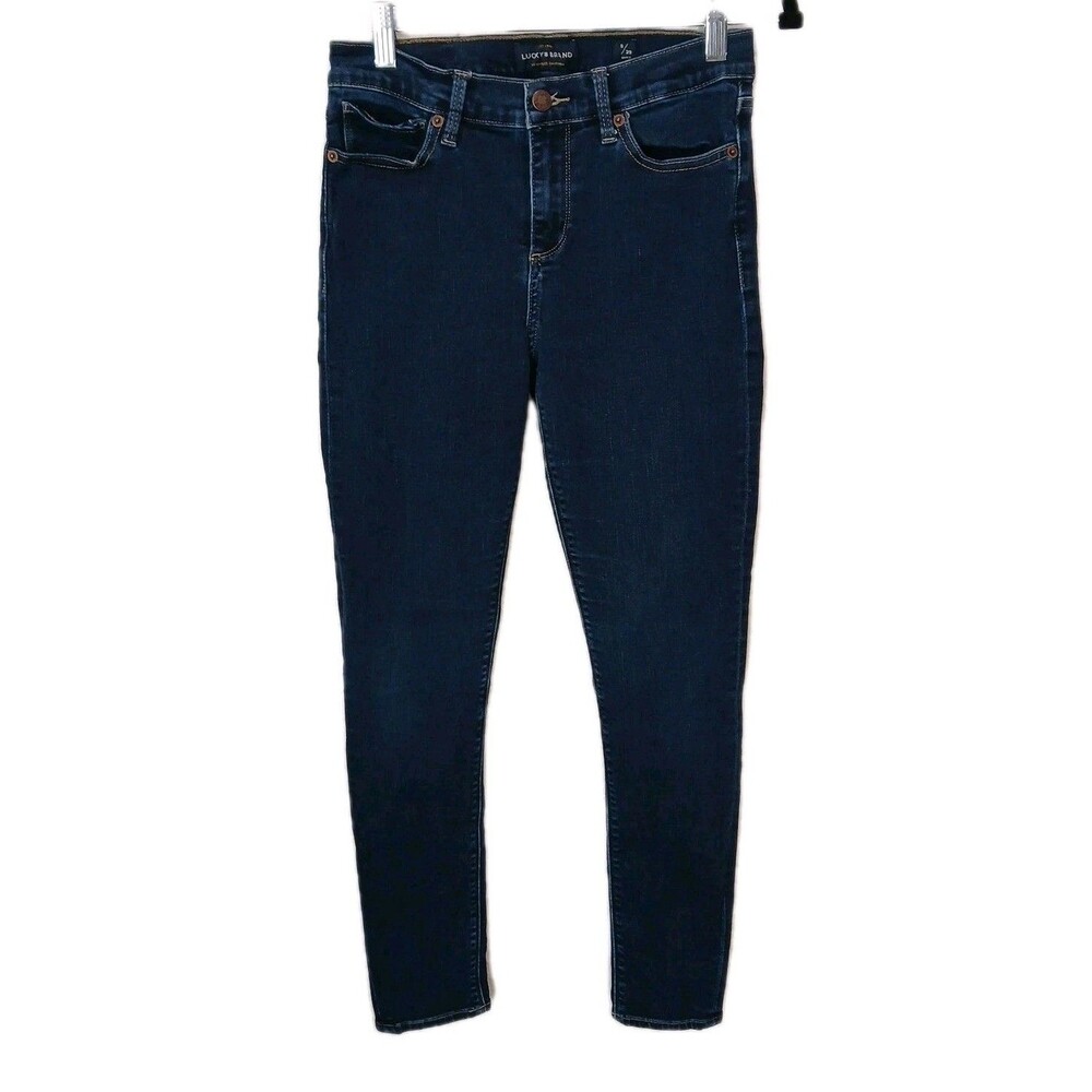 Lucky Brand Brooke Legging Jeans Womens 8/29 Blue Skinny Jegging Stretch Denim